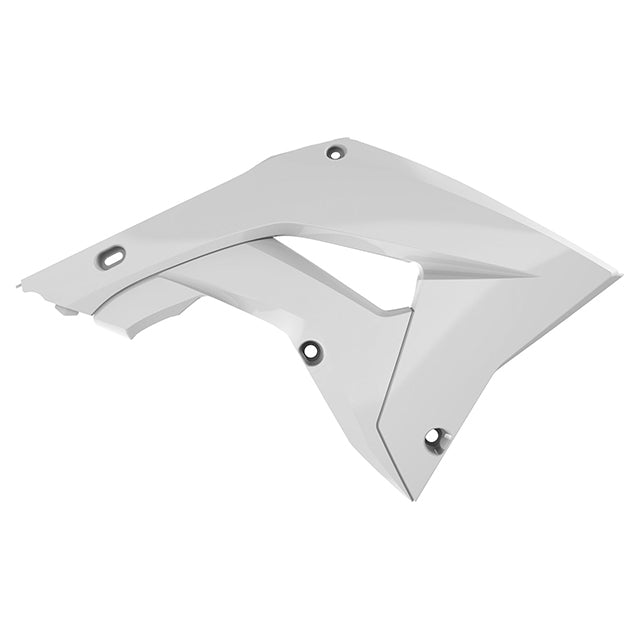 Tapas Radiador Restyling Honda CR125R/CR250R CRF 18 style 02-07 Polisport - blanco 8421600002