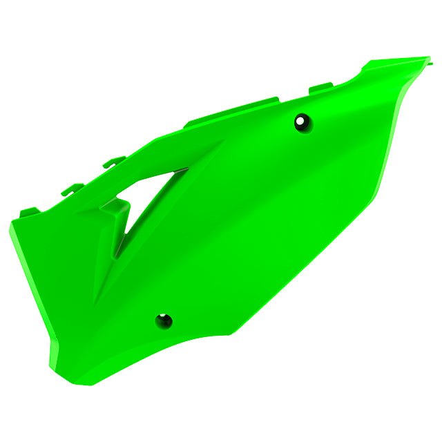 Tapas Laterales Restyling KX125 / 250 KX450 20 style 03-08 Polisport - verde lima 8425900004