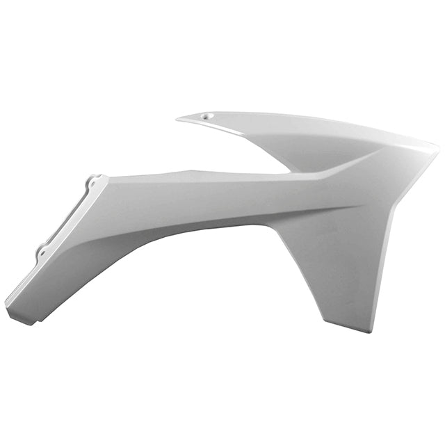 Tapas Radiador KTM 125/250 SX 11-12 Polisport - blanco 8428600001