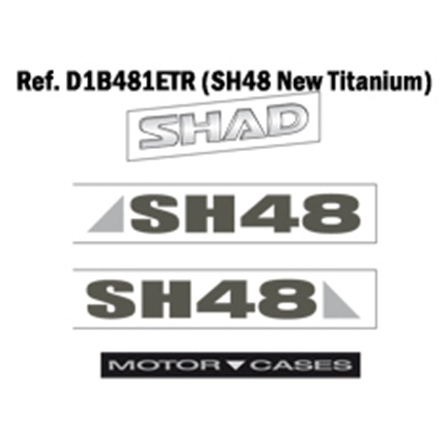 Adhesivos SH48 Shad - gris oscuro D1B481ETR