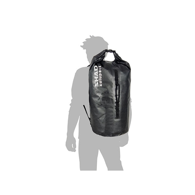 SW38 Shad waterproof rear duffel bag - black