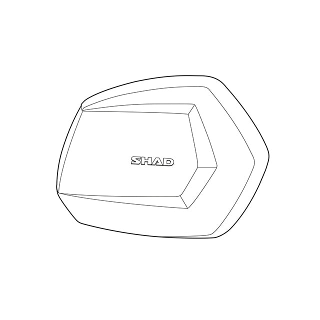 Tapa derecha SH35 Shad - aluminio D1B35TRR