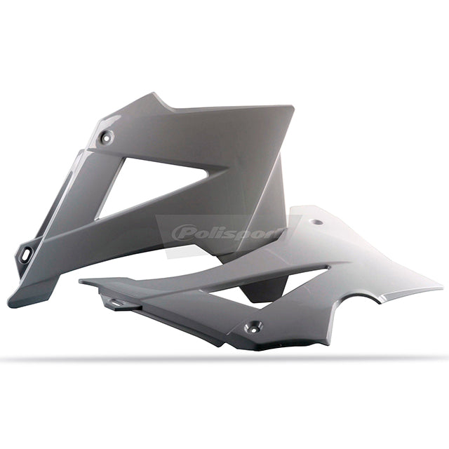 Tapas Radiador EC125/EC-E125/EC200/EC-E200/EC250/EC-E250/EC300/EC-E300/EC450/EC-E450 07-09 Polisport - blanco 8432600006