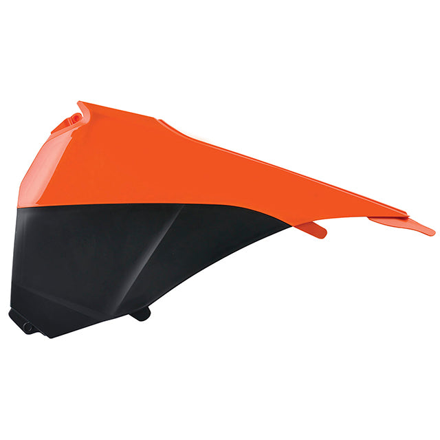 Tapas Filtro Aire brillante KTM 125/200/250/300/450/500EXC 250/350EXC-F 14-16 Polisport - negro-naranja KTM 8455200004