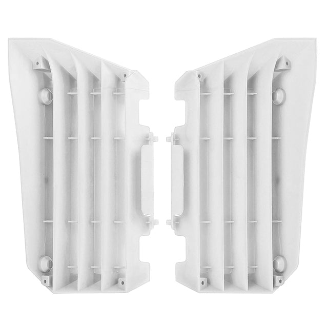 Aletines radiador Yamaha YZ450FX/WR450F 16-18 YZ250FX/WR250F 15-19 Polisport - blanco 8455400001