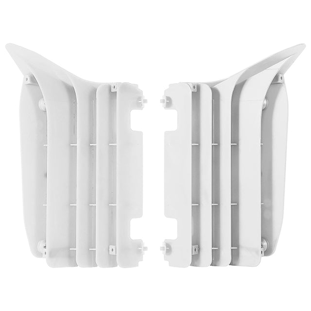 Aletines radiador Yamaha YZ250F 10-13 Polisport - blanco 8455500001