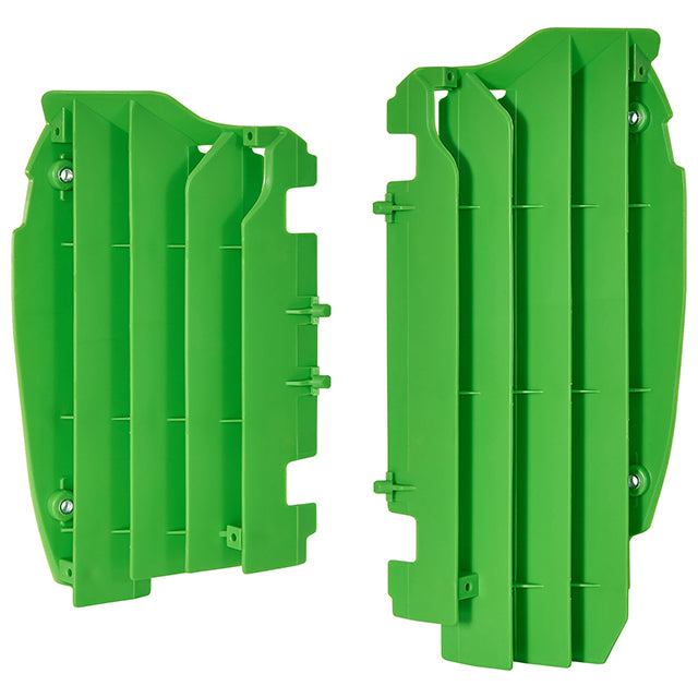 Aletines radiador KX450F 10-15 Polisport - verde 05 8456000002