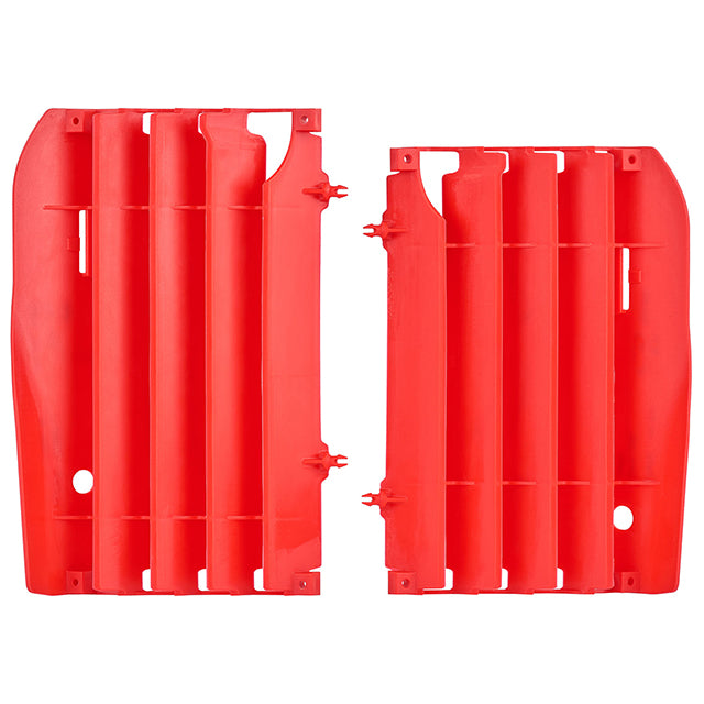 Aletines radiador Honda CRF450R 09-12 Polisport - rojo CR04 8456400002
