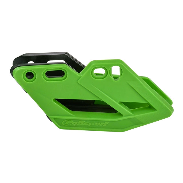 Guide-chaîne Kawasaki KXF 250/KXF 450 09-16 Polisport - vert