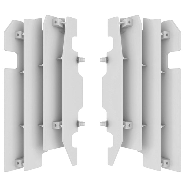 Aletines radiador Honda CRF450R 03-04 / CR125/250 00-04 Polisport - blanco 8459900001