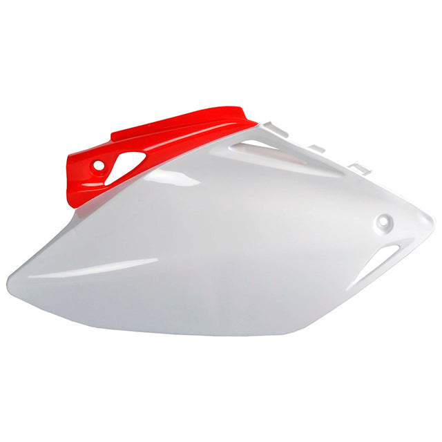 Tapas Laterales CRF450R 07-08 Rojo CR04/ Polisport - blanco 8603900001