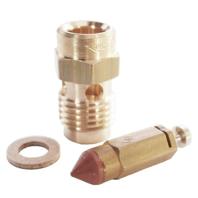 Aguja del flotador y difusor con muelle carburador tipo PHBH BS 250 Dellorto 8649.250