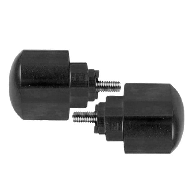 Embouts de guidon motos Honda Vparts - noir