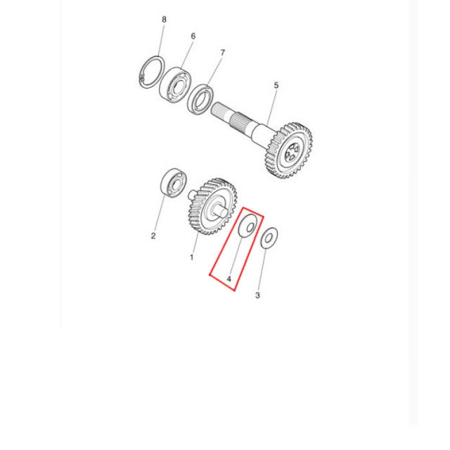 Primary drive conical washer Yamaha Aerox / BW's / Jog / Neo's 50