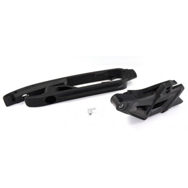 Kit Guia y Patín de cadena Husqvarna TE/FE 14-16 TC/FC 14-15 KTM SX-F 11-15 SX 12-15 Polisport - negro 90591