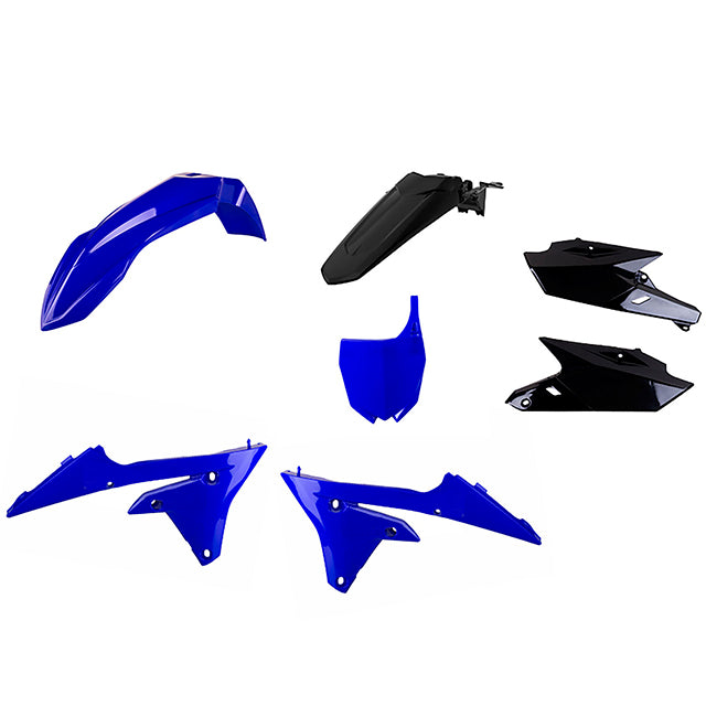 Kit de plásticos Yamaha YZ450F 14-17 YZ250F 14-18 Polisport - negro-azul 90831