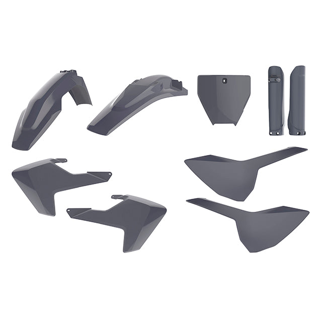 Kit de plásticos TC125/250 FC250/350/454 16-18 Polisport - nardo grey 90842
