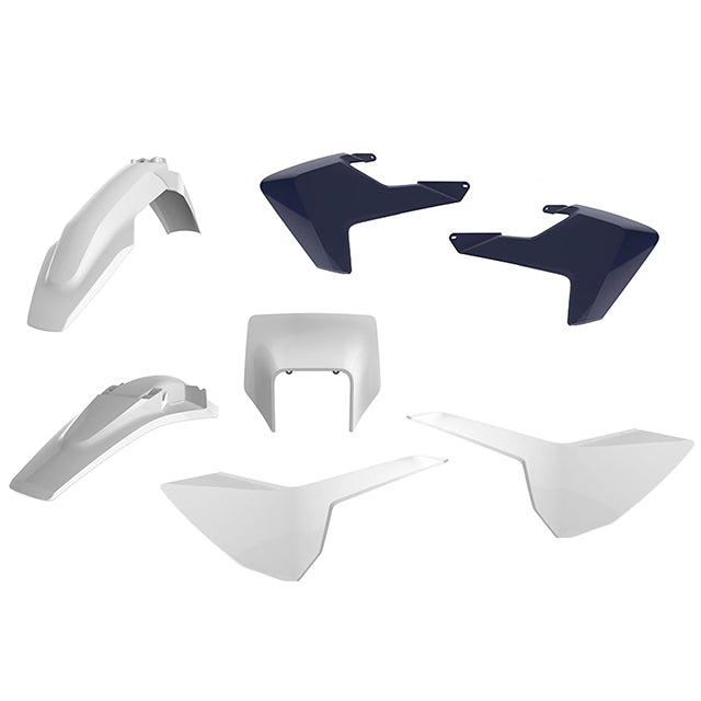 Kit de plásticos TE125/250/300 FE250/350/450 con careta 17-19 Polisport - OEM 90893