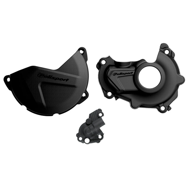 Kit Tapa embrague y encendido YZ450F 14-17 Polisport - negro 90945