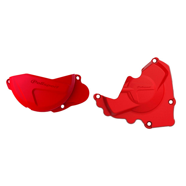 Kit Tapa embrague y encendido CRF250R 13-17 Polisport - rojo 90956