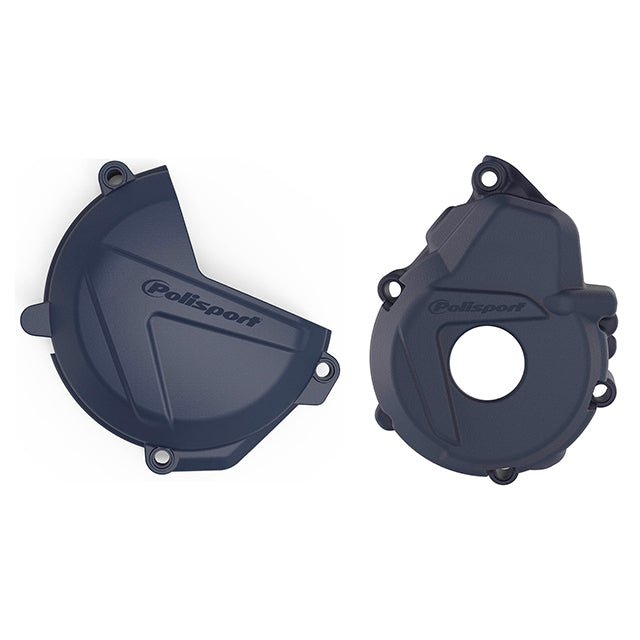 Kit Tapa embrague y encendido FE 250/350 17-18 Polisport - azul 90997