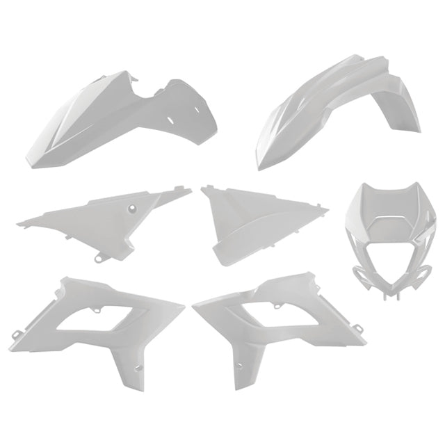 Kit de plásticos Restyling BETA RR 2T/4T con careta 13-17 Polisport - blanco 91086
