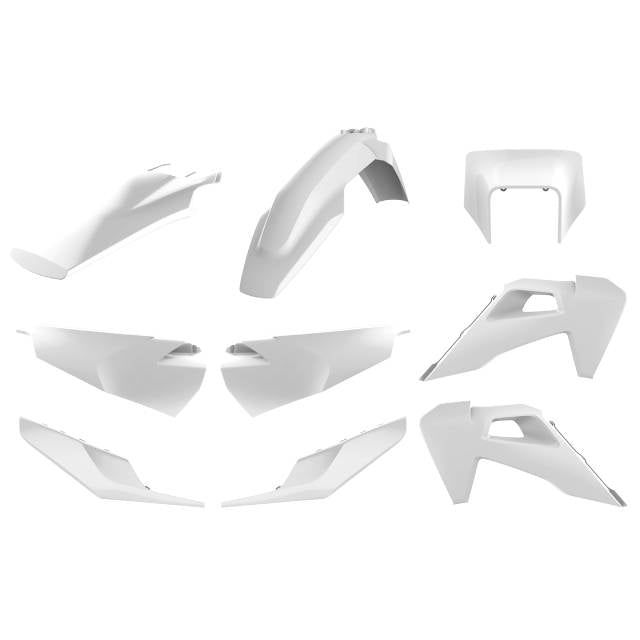 Kit de plásticos Husqvarna TE/FE 20-22 Polisport - blanco 91126