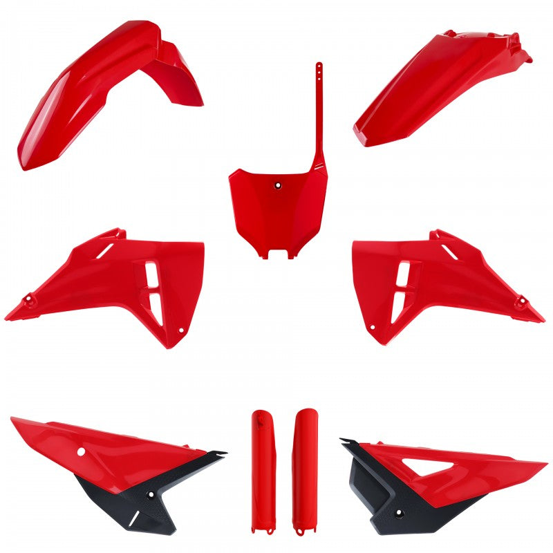 Kit plasticos Honda CRF 250/450 >2025 Polisport - rojo 91598