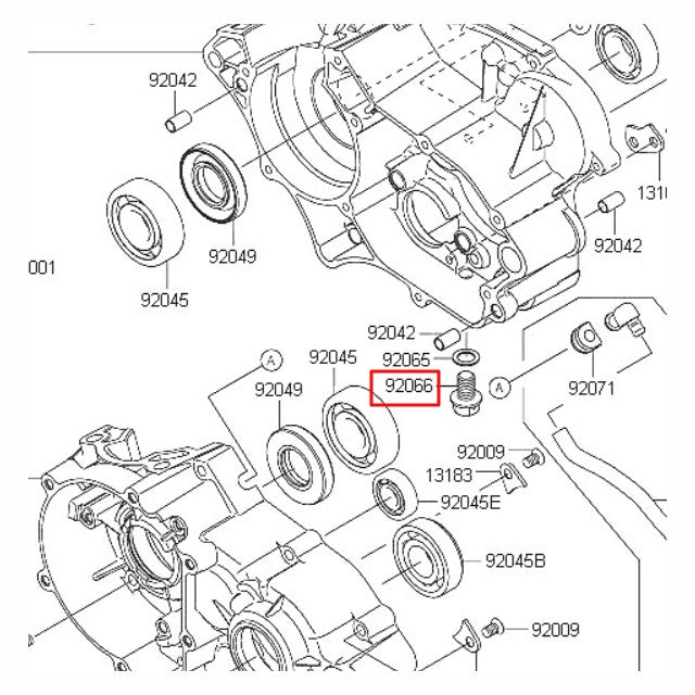 Tapón aceite Kawasaki KX / KX-F 920661437