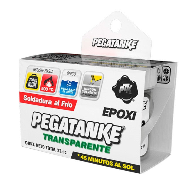 Adesivo Epóxi 32ml Pegatanke - transparente