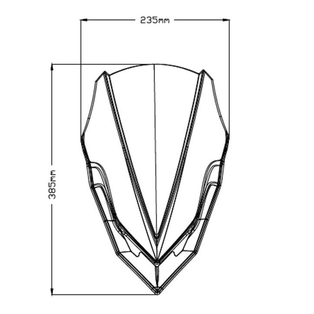 Cúpula Kawasaki Z900 17-19 Naked Puig New Generation Sport