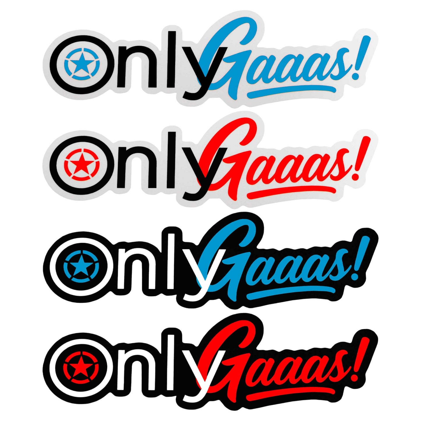 Onlygaaas Motoscoot Sticker