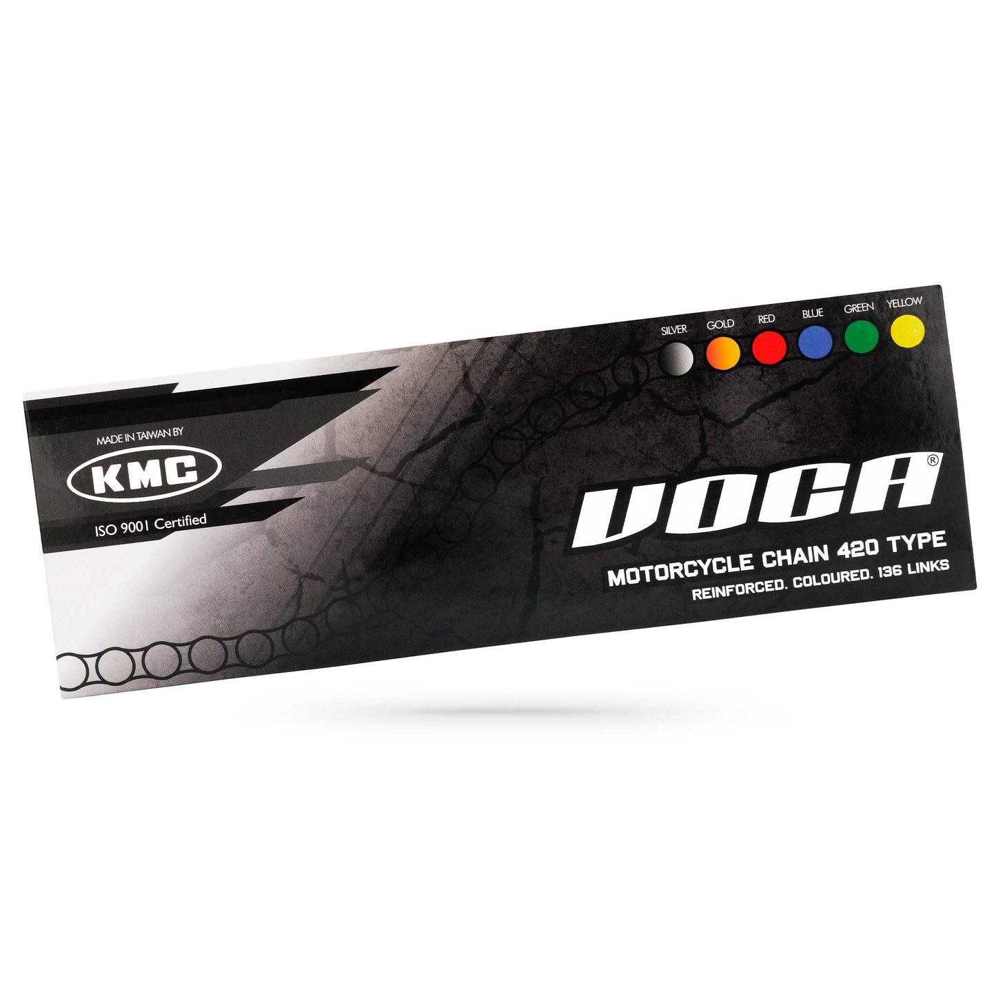 Cadena de transmision Voca Reenforced by KMC 420 con 136 eslabones