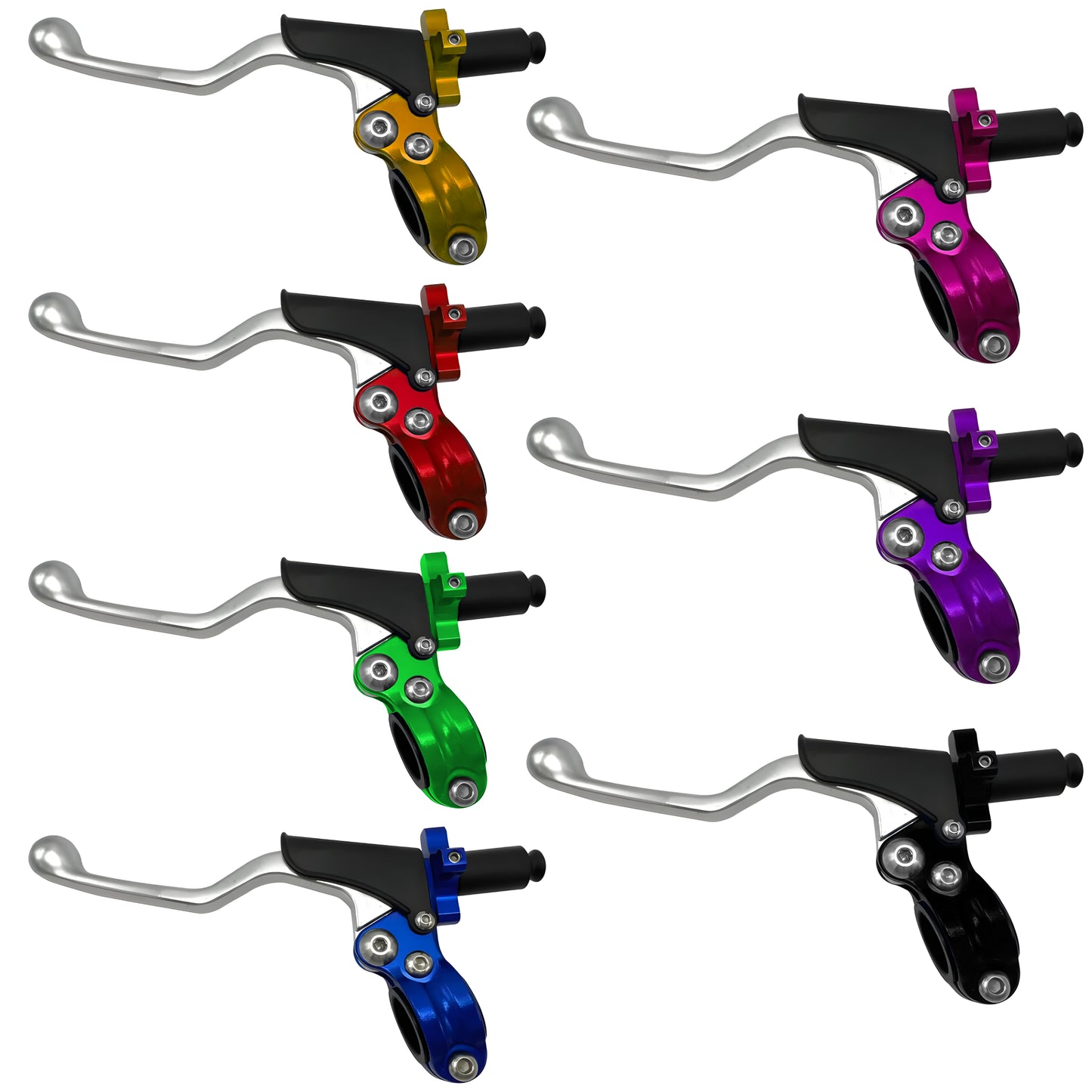 Maneta de embrague regulable Shorty dos dedos AllPro - azul