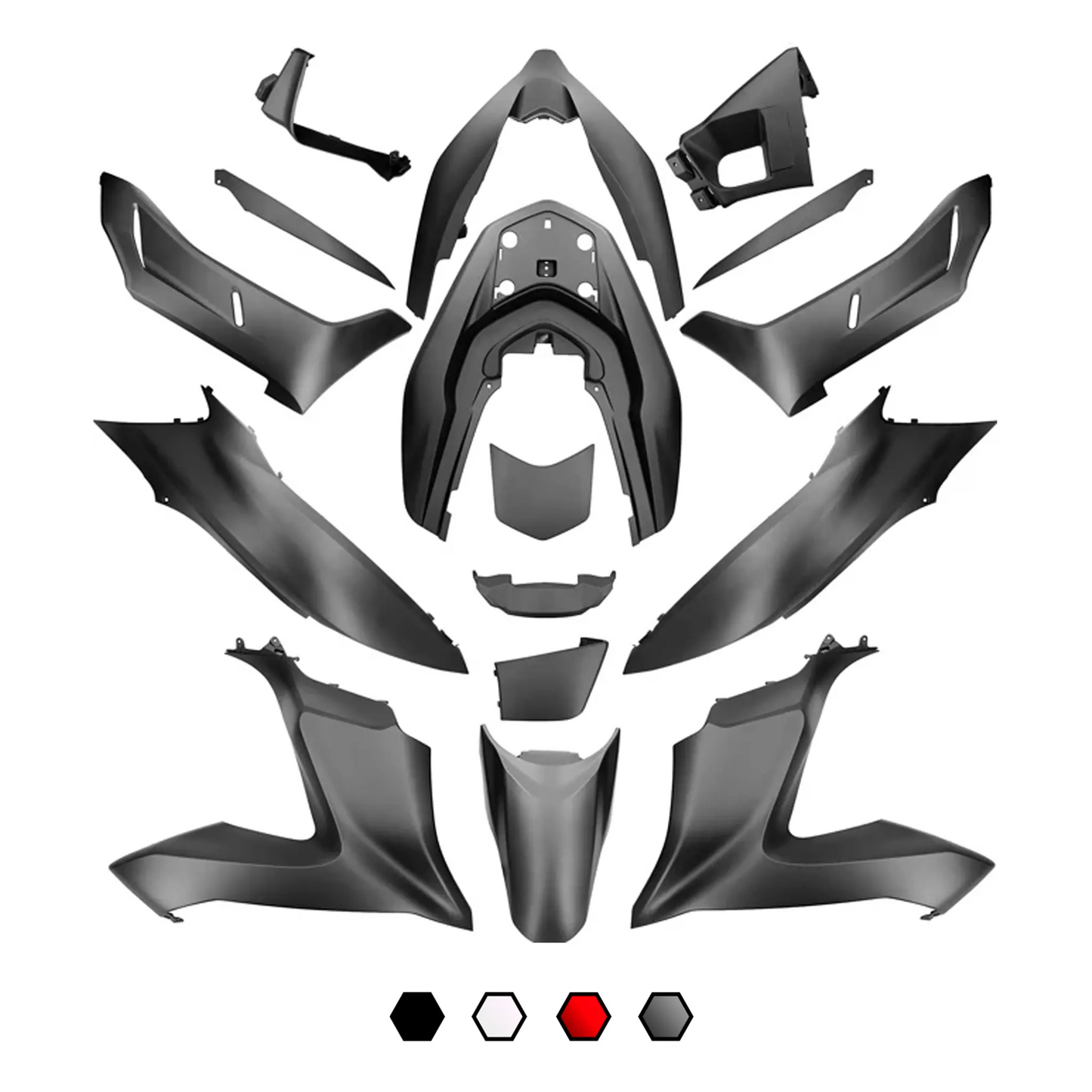 Kit Carénages Honda PCX 18-20 16 pièces AllPro