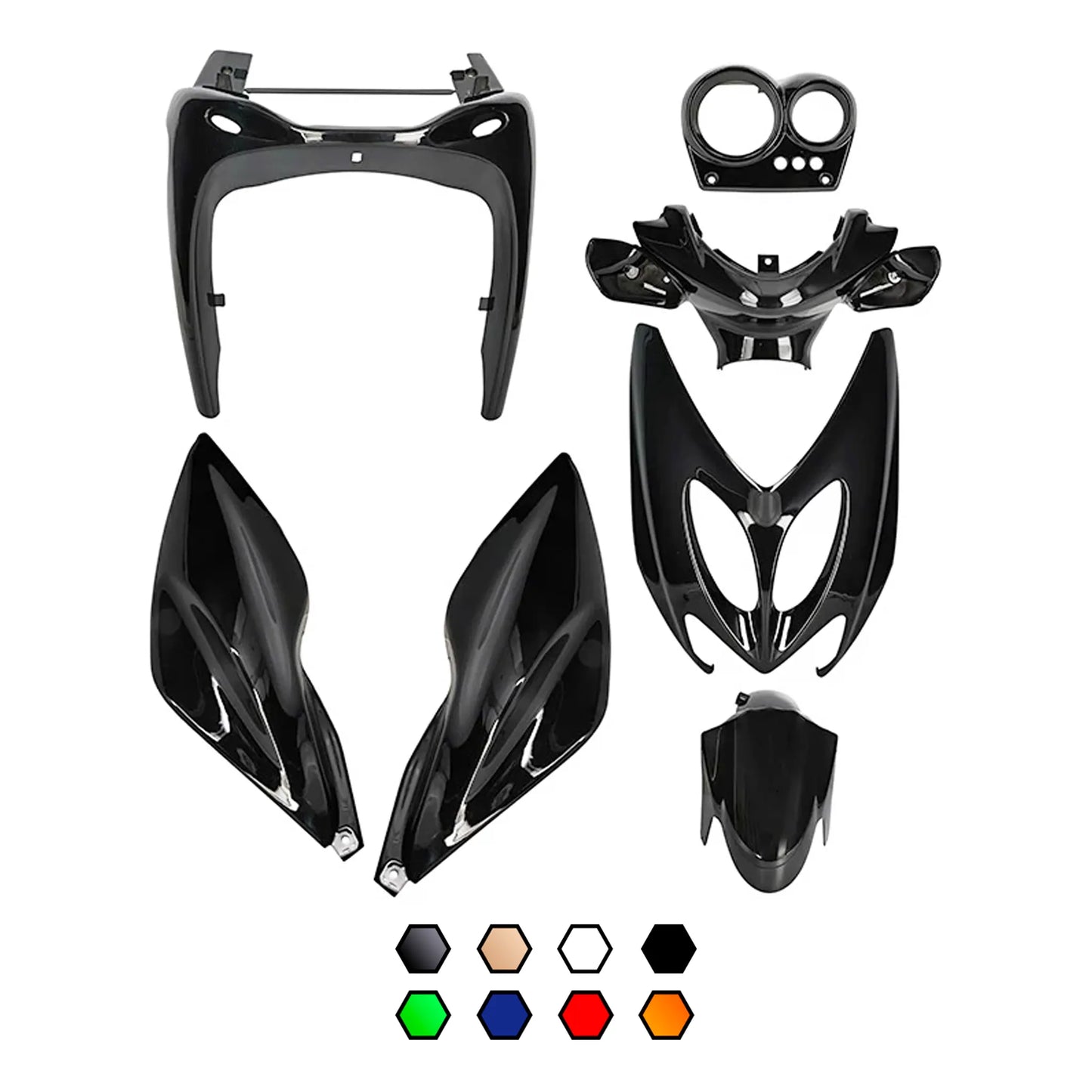 Fairing kit Yamaha Aerox / MBK Nitro <13 7 pieces AllPro