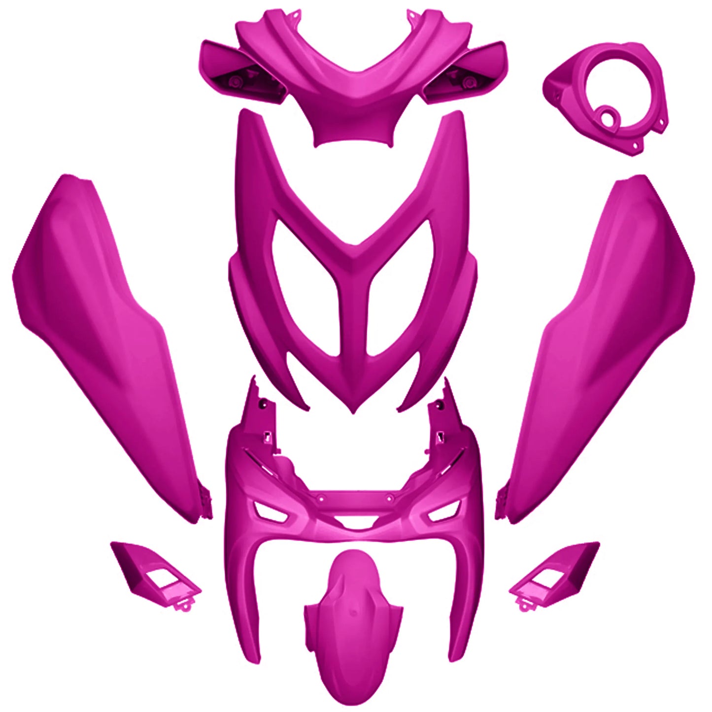 Kit de carenagens Yamaha Aerox / MBK Nitro 50 >2013 9 peças AllPro