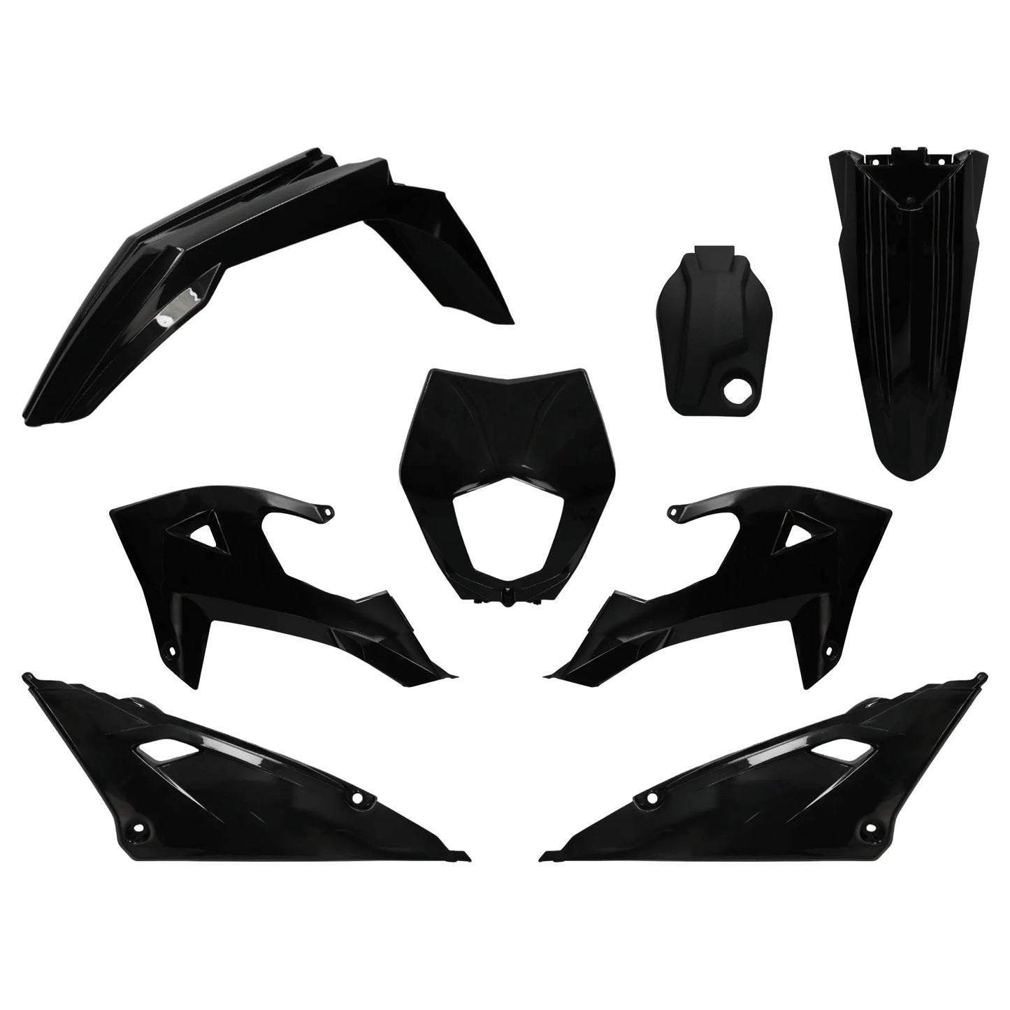 Carénages Rieju MRT Pro 50 >2022 8 pièces plastique injecté Allpro