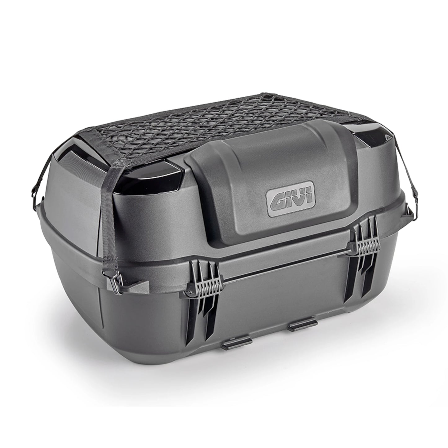 Baúl Monolock 45L negro reflectores negros B45 Givi