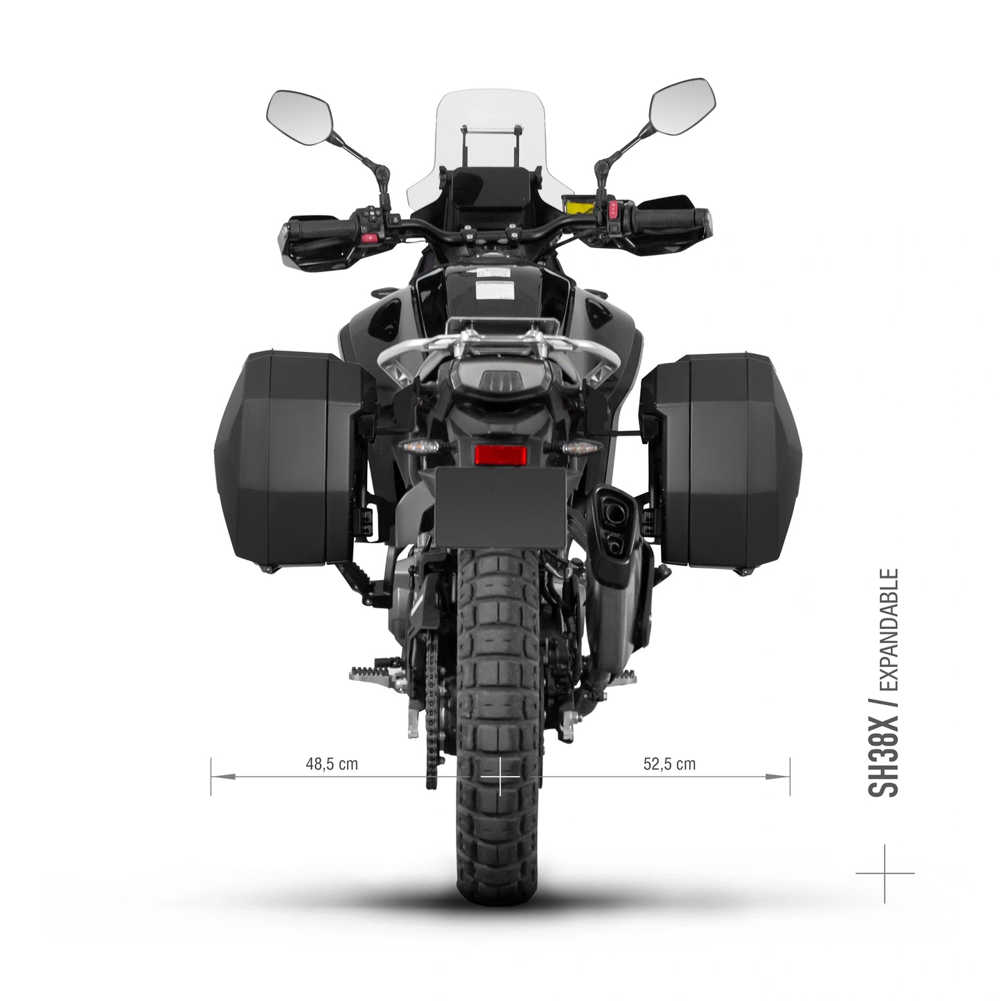 Fixações laterais 3P Shad Cf moto 450 MT 23-26