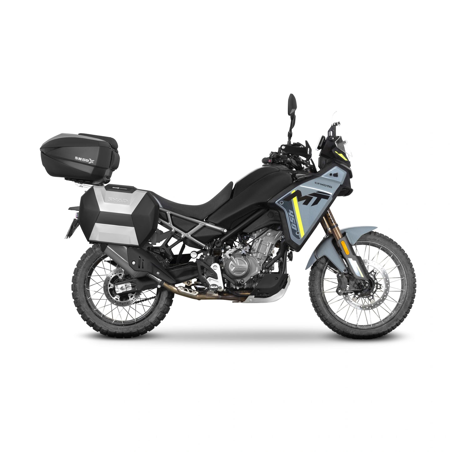 Fixações laterais 3P Shad Cf moto 450 MT 23-26