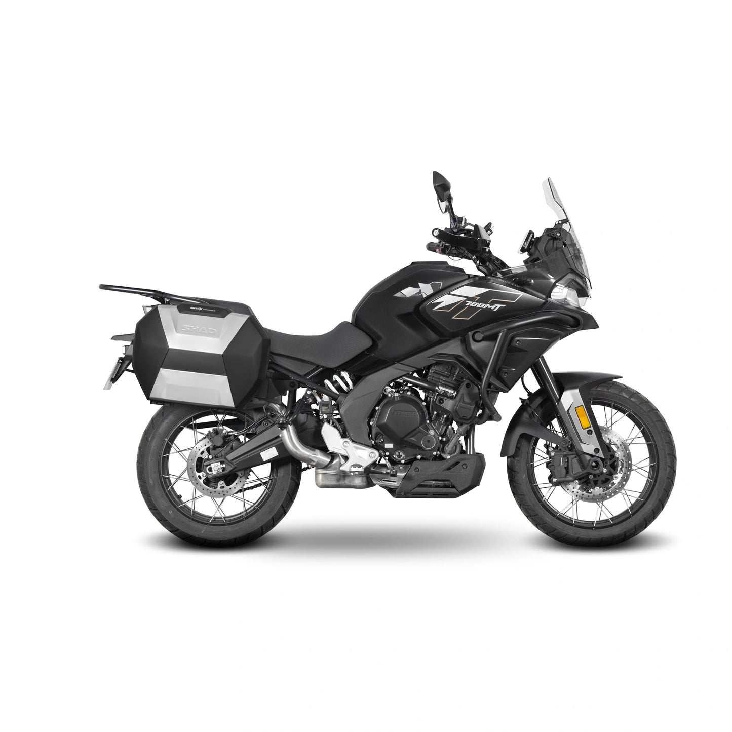 Fixações laterais 4P Shad Cf moto 700MT / Adv 25-26