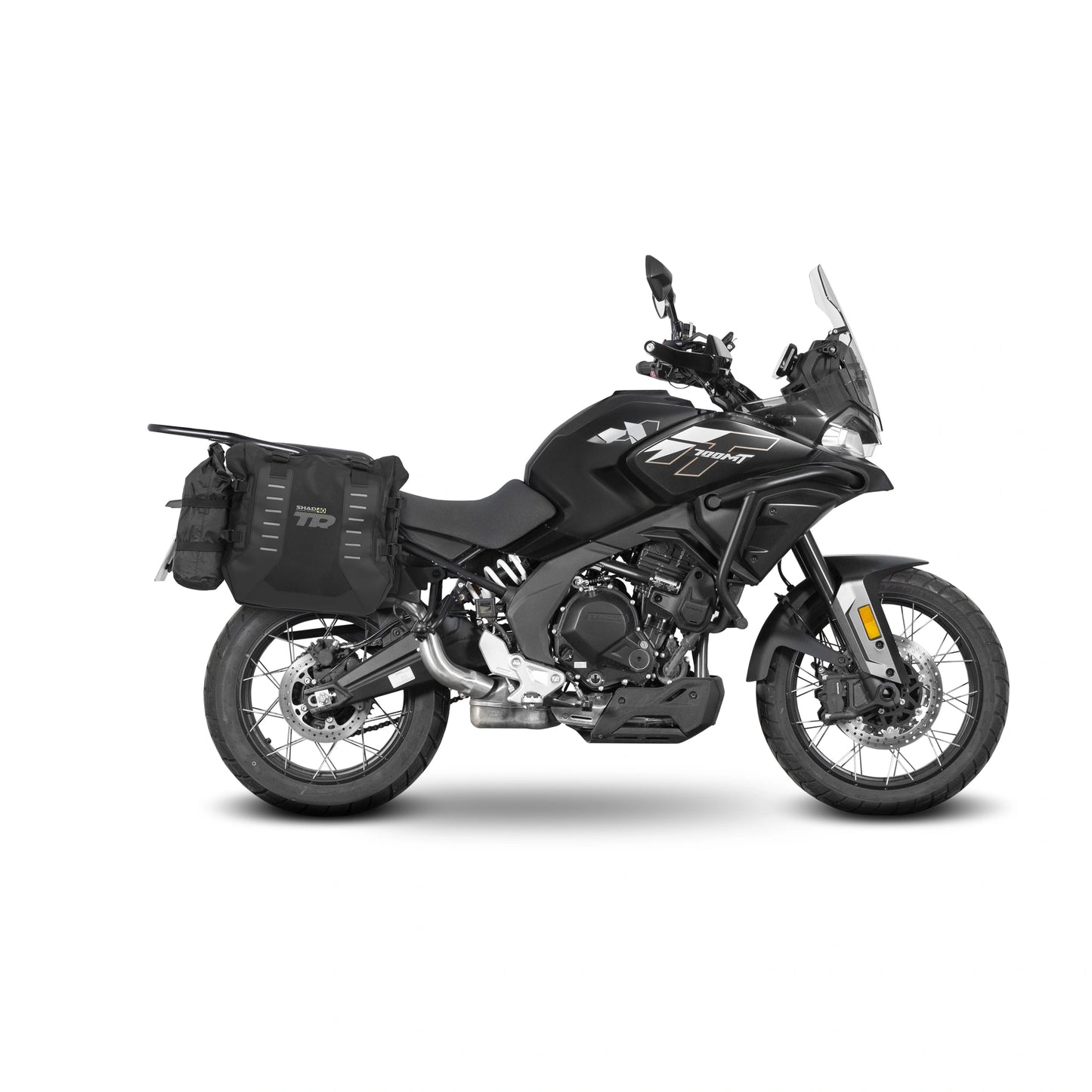 Fixações laterais 4P Shad Cf moto 700MT / Adv 25-26