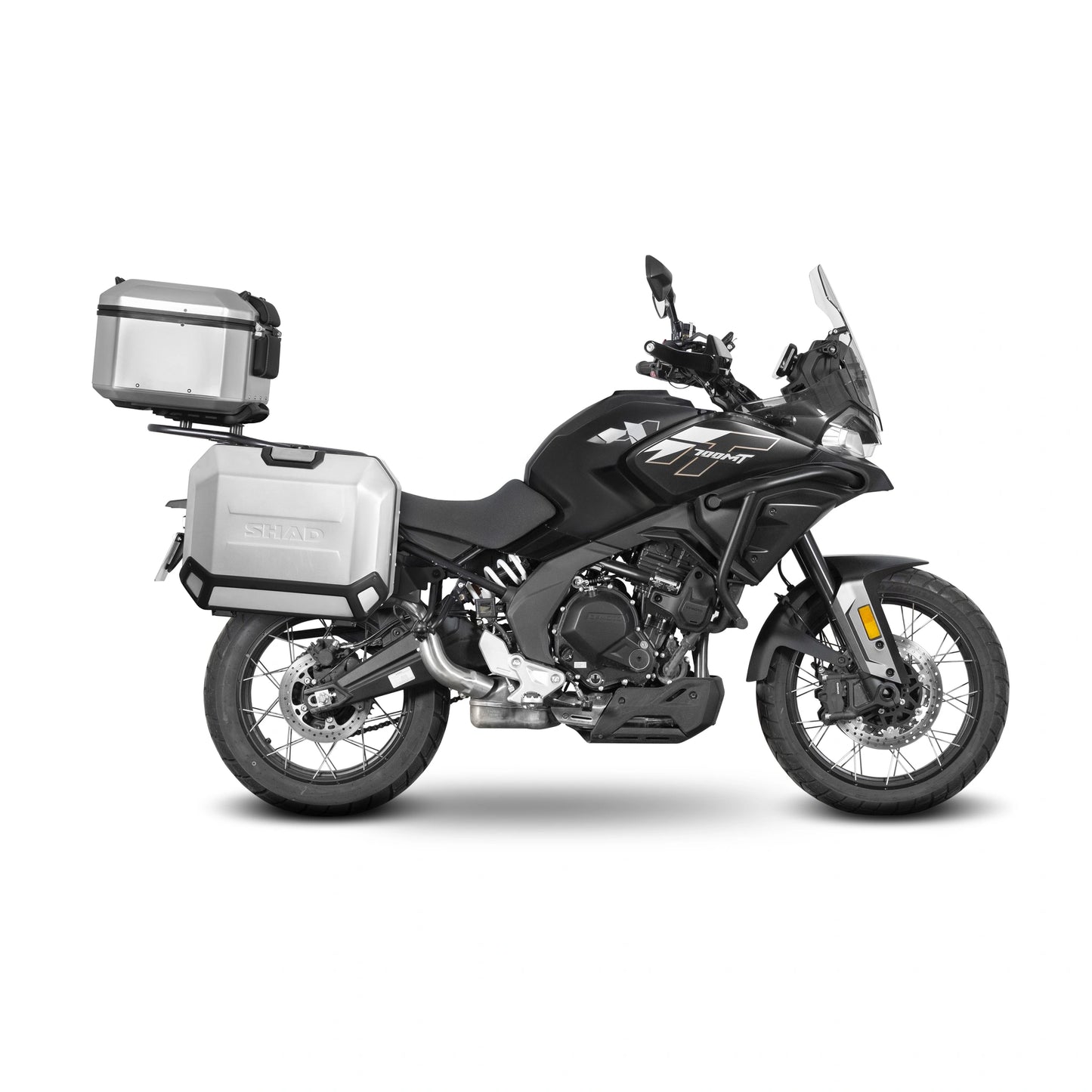 Fixações laterais 4P Shad Cf moto 700MT / Adv 25-26