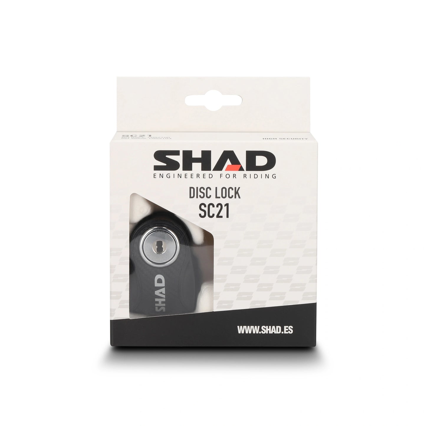 Cadeado antirroubo de disco Shad SC21 - preto
