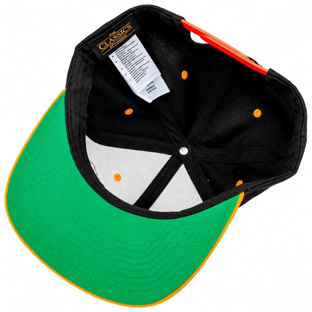 Gorra Stage6 Snapback - Negro/Naranja