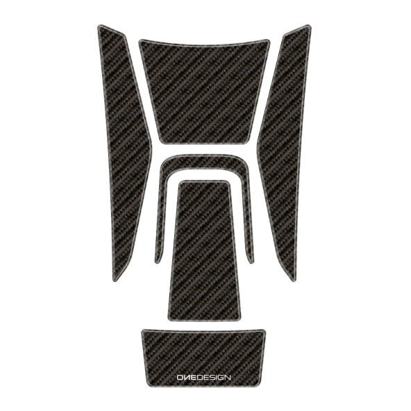 Protector central de depósito BMW F 900 XR 2020–2024 resina negra autoadhesiva protección arañazos