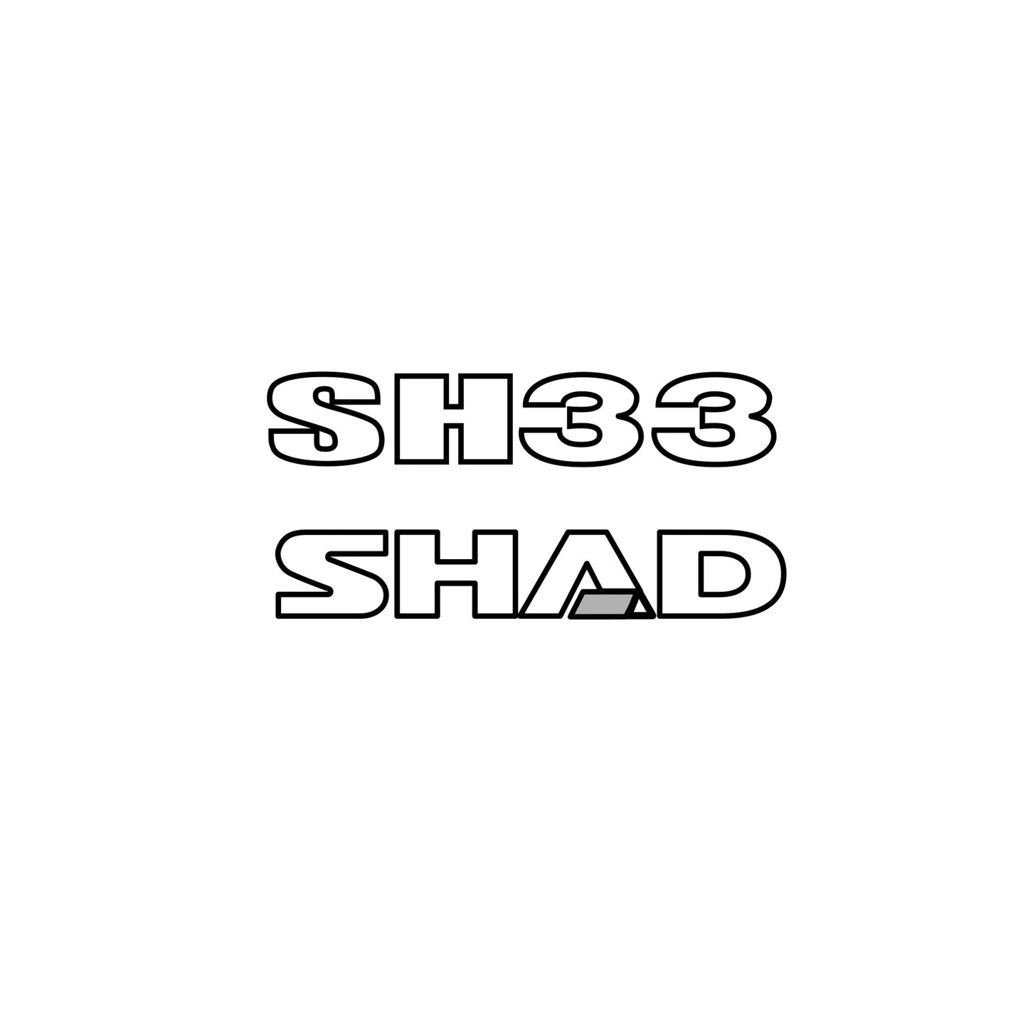 Autocolantes Baús Shad SH33