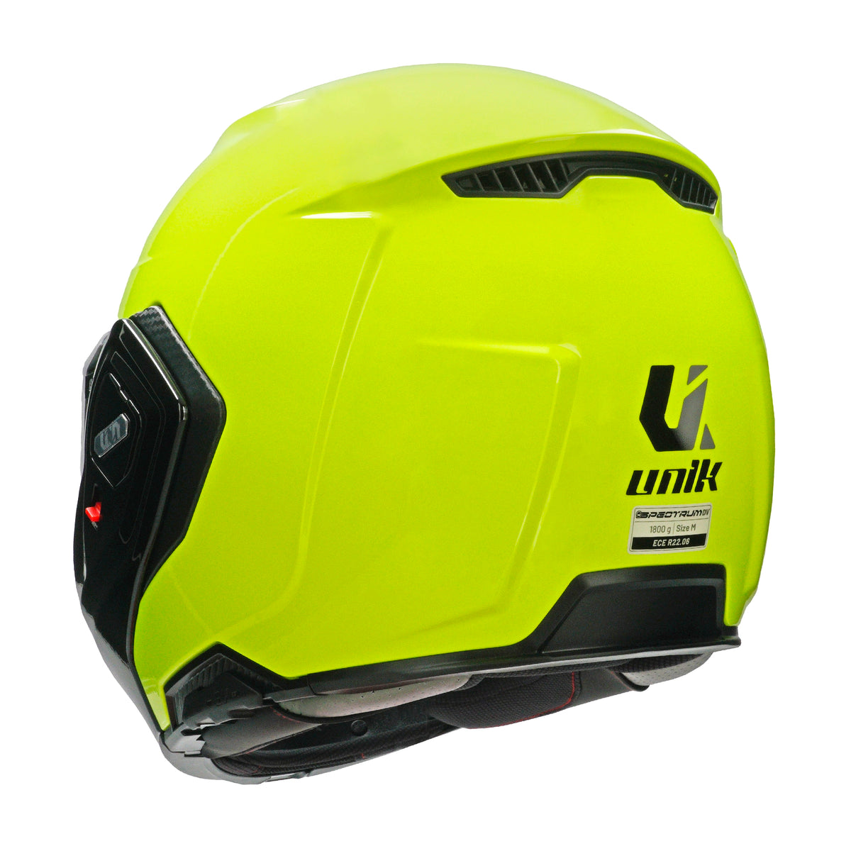 Unik Spectrum DV Helmet Black/Fluor - Black/Yellow