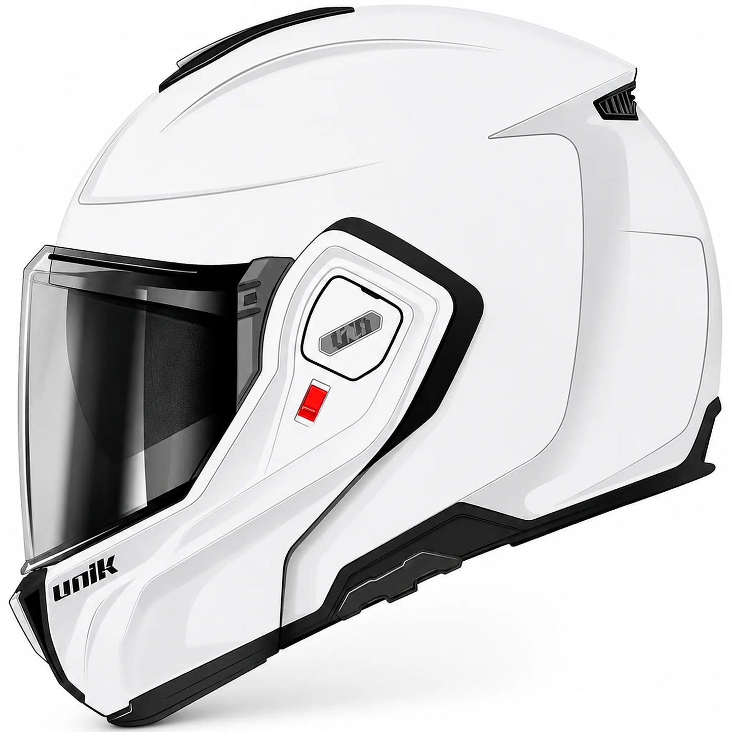 Casco Unik Spectrum DV Solid - Blanco Brillo